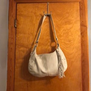 Brighton White Leather Bag